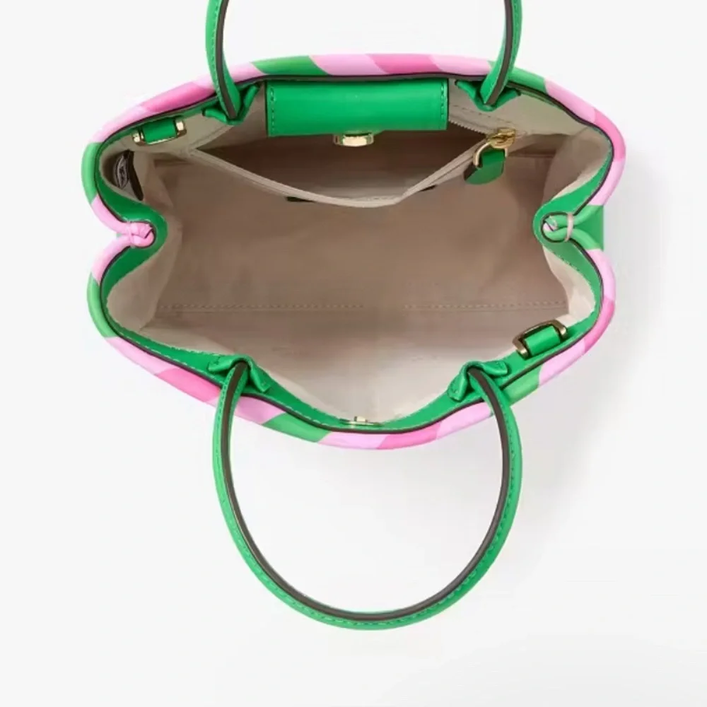 🩷♠️💚KATE SPADE🩷♠️💚Pink Multi Treat Yourself Bubble Gum Mini Tote/NWT